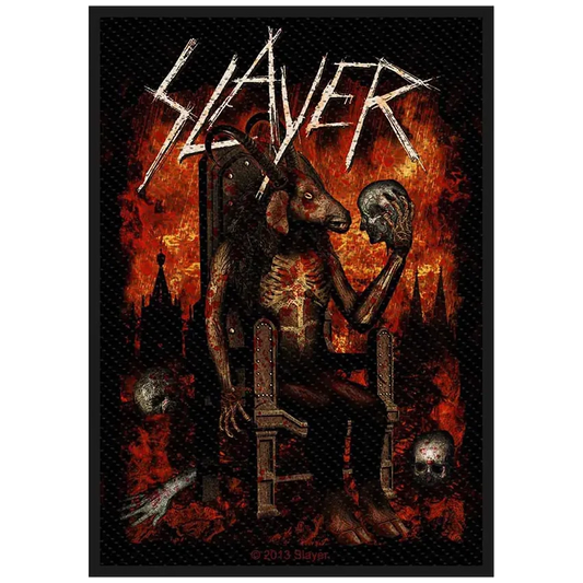 Ecusson Slayer - Devil on throne