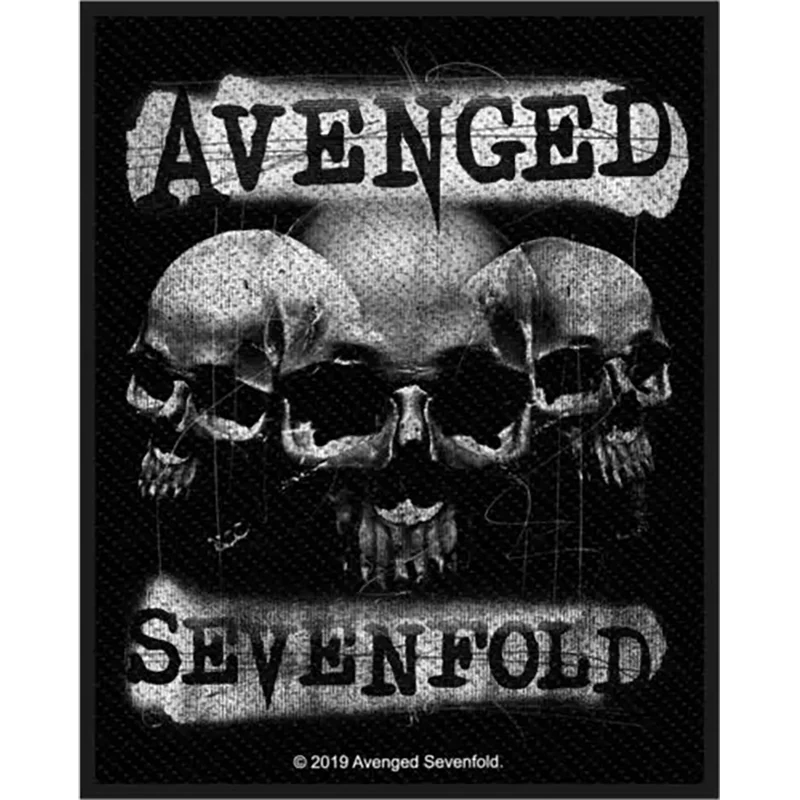 Ecusson Avenged Sevenfold - 3 skulls