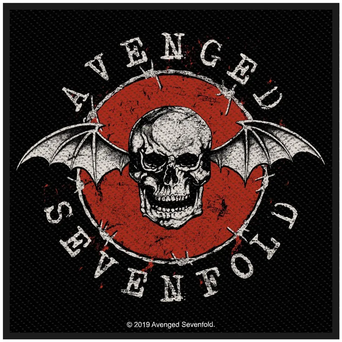 Ecusson Avenged Sevenfold - Bat logo | Avenged Sevenfold patch - Bat logo