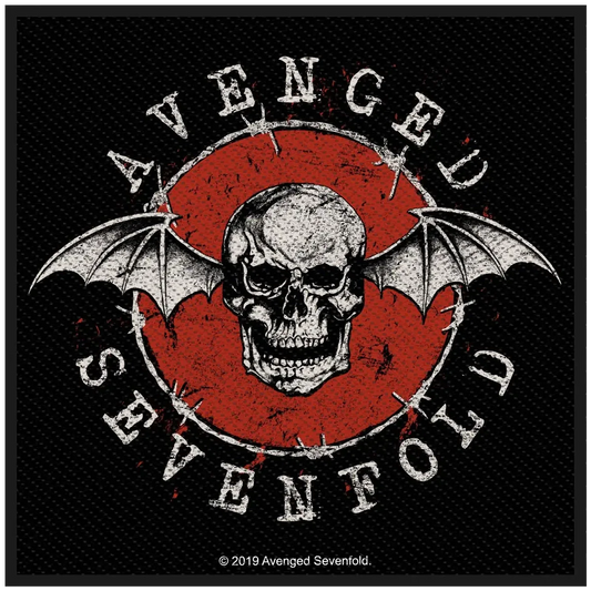Ecusson Avenged Sevenfold - Bat logo | Avenged Sevenfold patch - Bat logo
