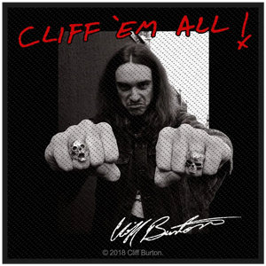 Ecusson Metallica - Cliff 'em all