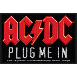 Ecusson AC/DC - Plug me in