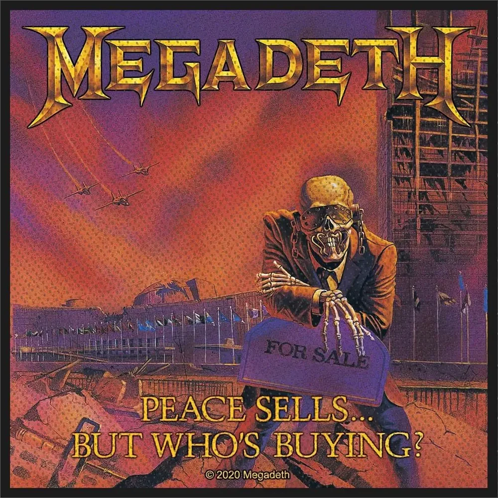 Ecusson Megadeth - Peace Sells... but who's buying?