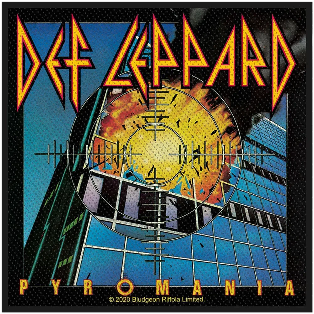 Sew-on patch Def Leppard - Pyromania