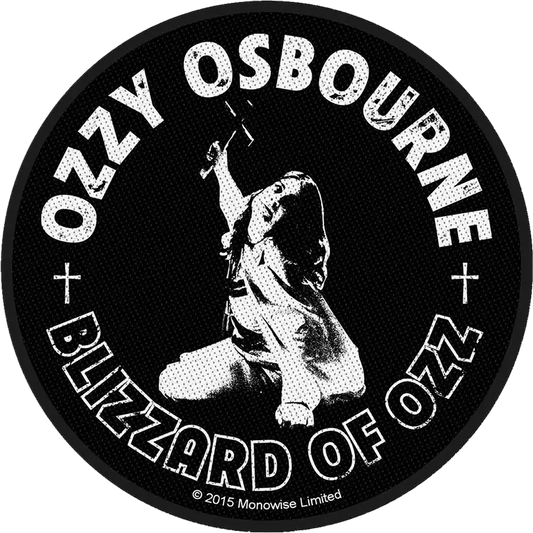 Ecusson Ozzy Osbourne - Blizzard of Ozz | Ozzy Osbourne badge - Blizzard of Ozz