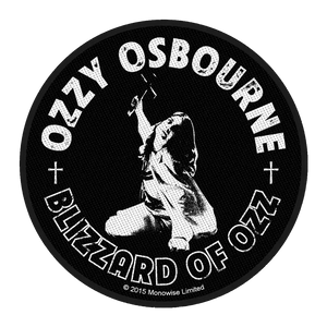 Ecusson Ozzy Osbourne - Blizzard of Ozz