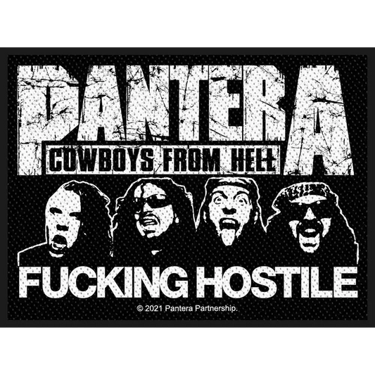 Ecusson Pantera - Fucking Hostile