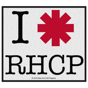 Ecusson Red Hot Chili Peppers - I ♥ RHCP
