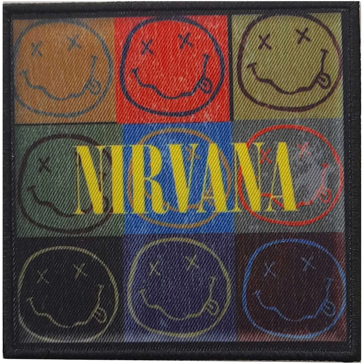 Ecusson Nirvana - Smiley Warhol