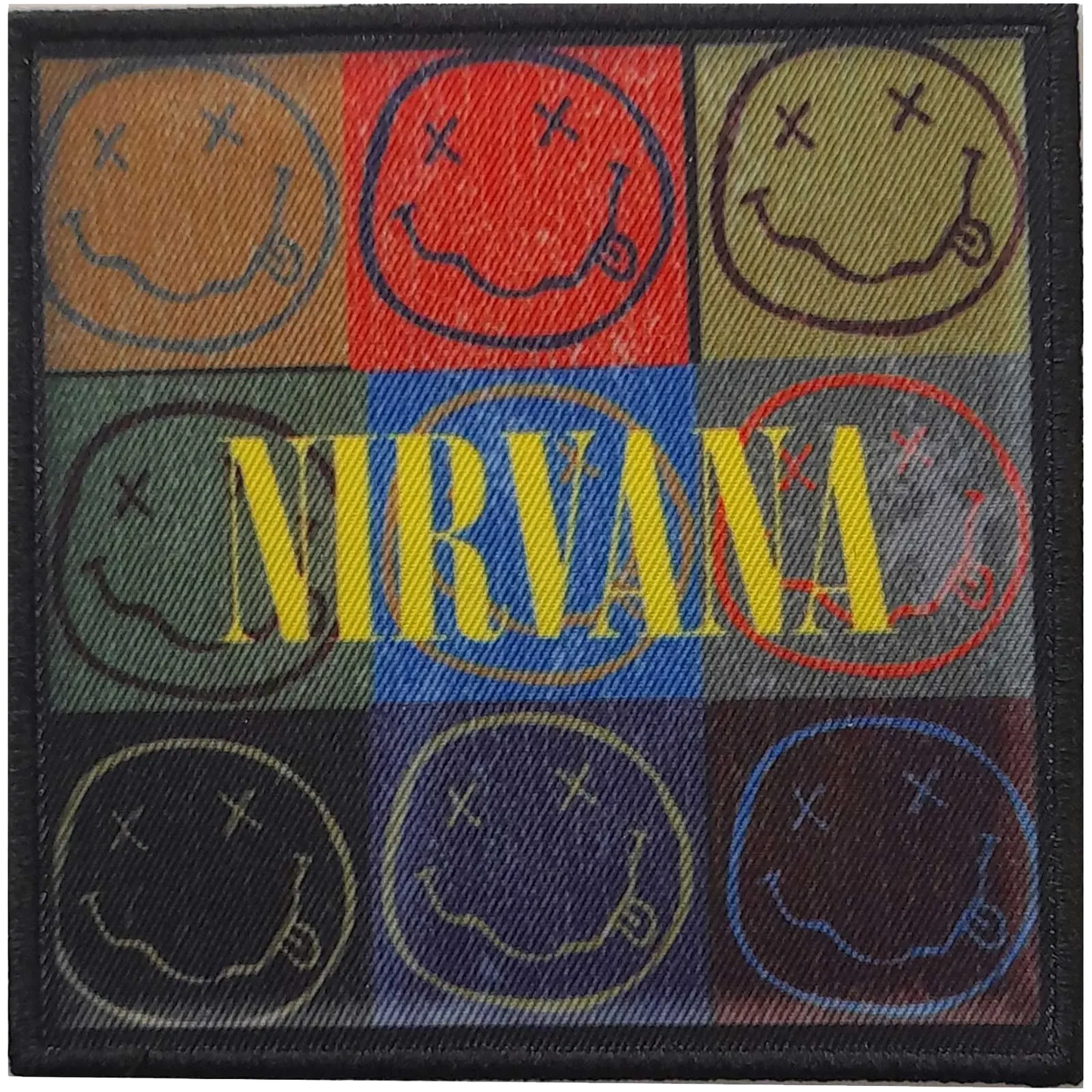 Ecusson Nirvana - Smiley Warhol