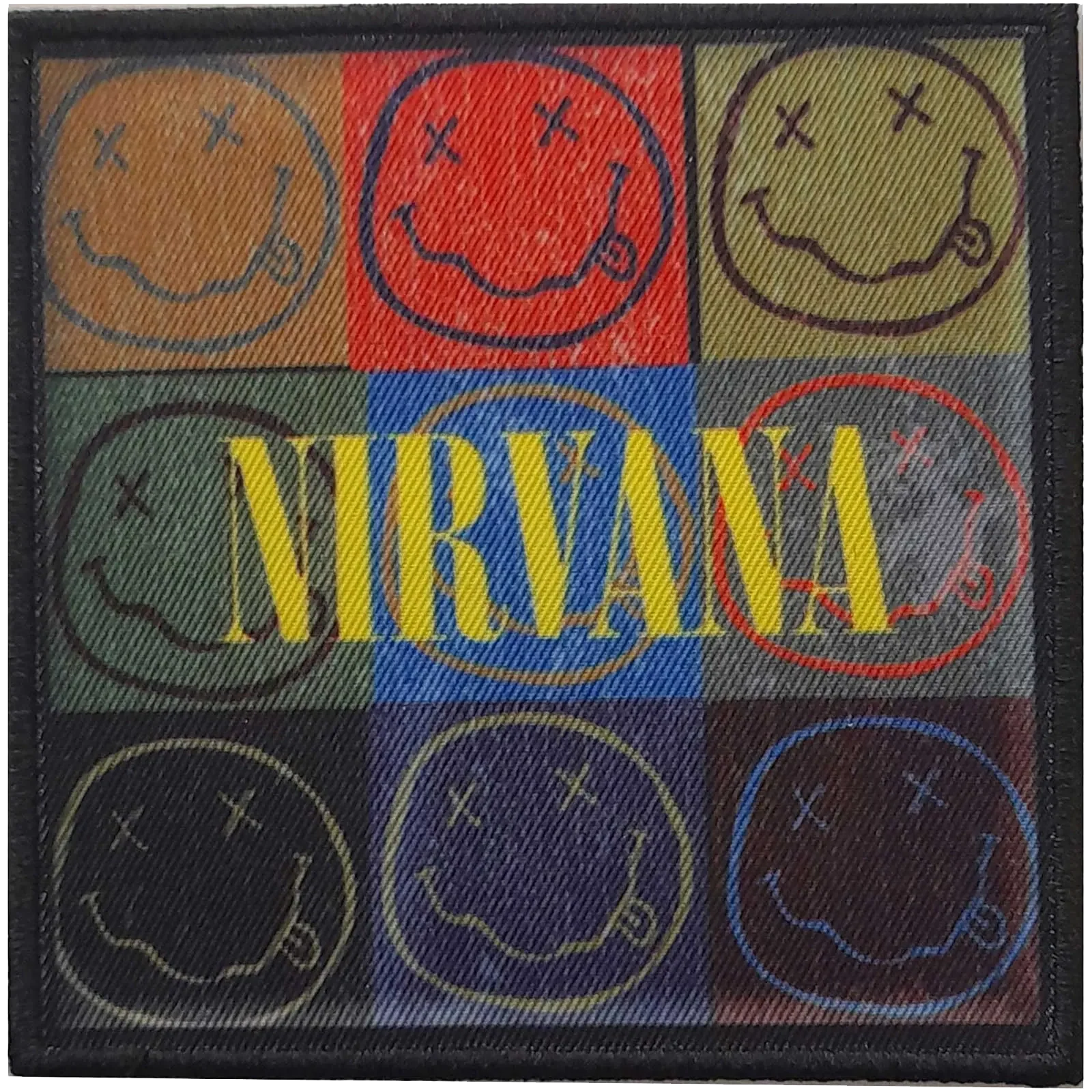 Ecusson Nirvana - Smiley Warhol