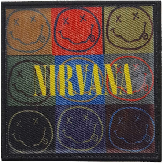 Ecusson Nirvana - Smiley Warhol