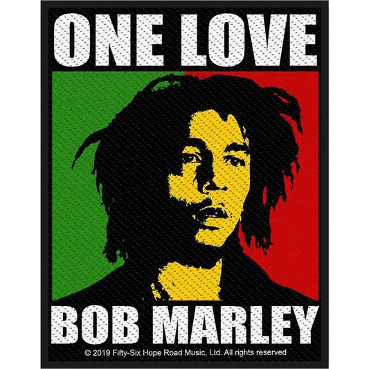 Ecusson Bob Marley - One Love | Bob Marley Patch - One Love