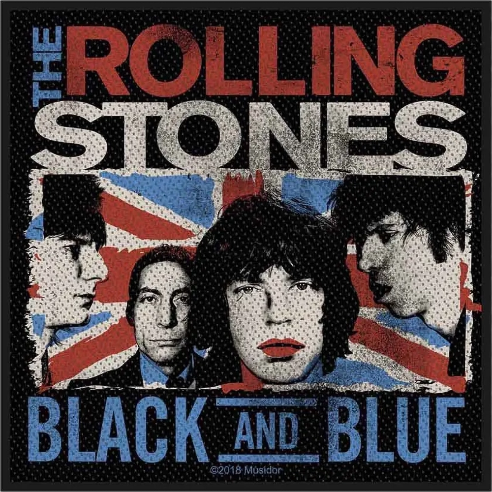 Ecusson Rolling Stones - Black and Blue | Rolling Stones badge - Black and Blue