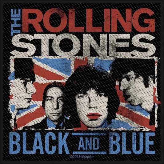 Ecusson Rolling Stones - Black and Blue | Rolling Stones badge - Black and Blue
