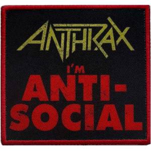 Ecusson Anthrax - I'm Anti-social