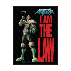 Ecusson Anthrax - I am the law