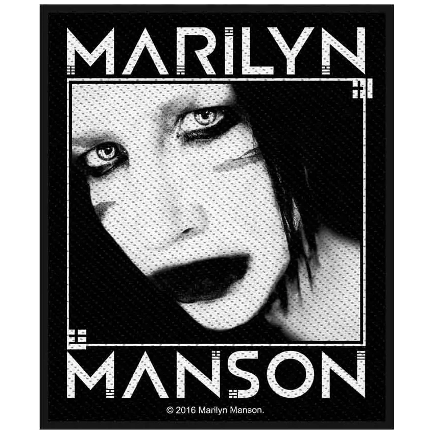 Sew-on patch Marilyn Manson - Born Villain