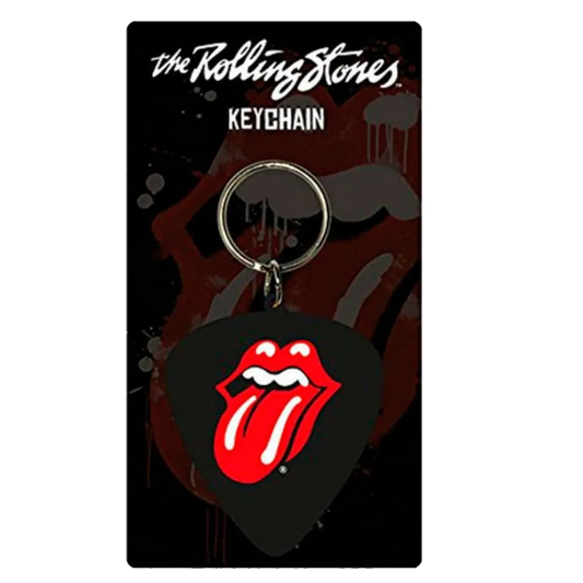 Porte-clés médiator Rolling Stones dans son emballage