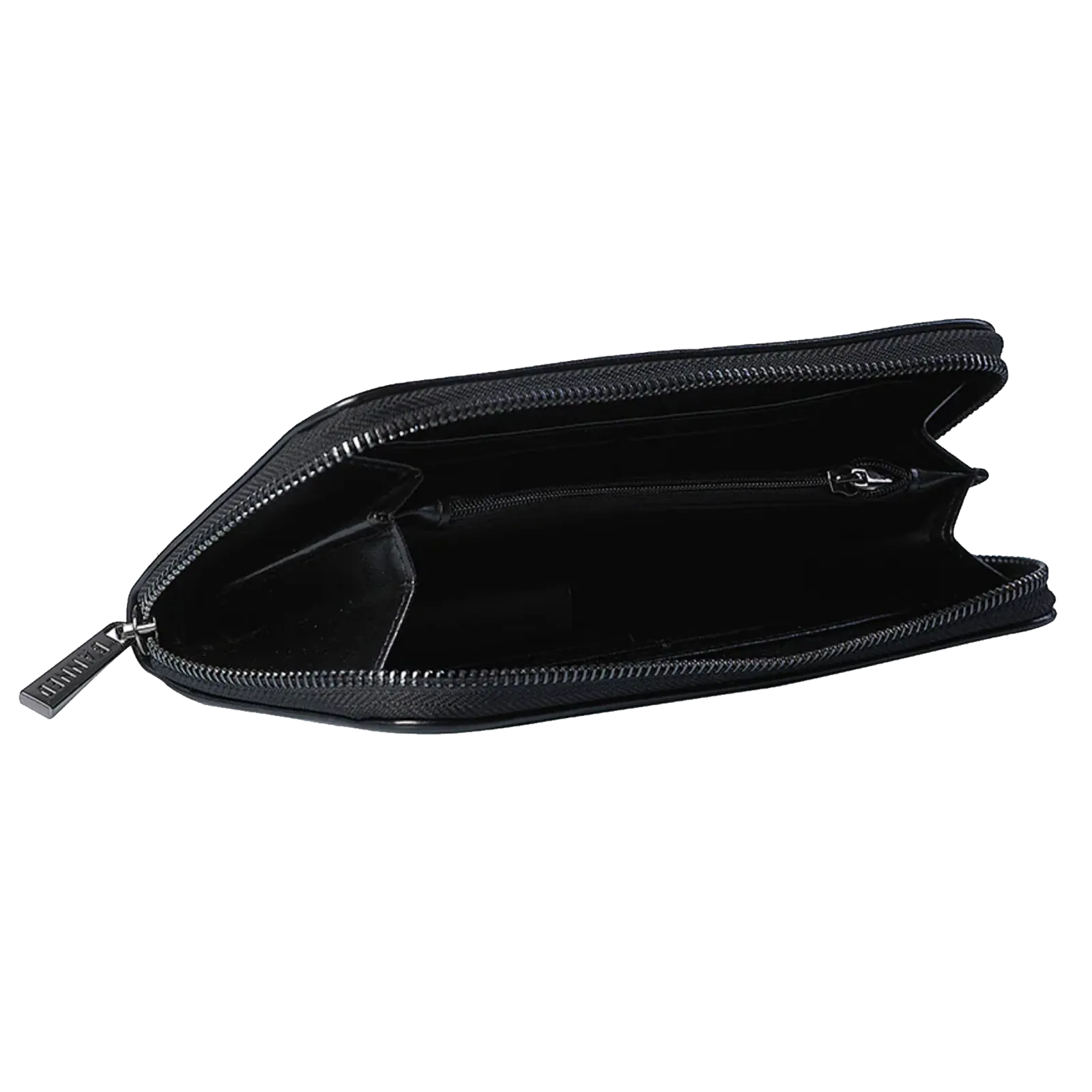 portefeuille goth banned darkest love interieur zip 
