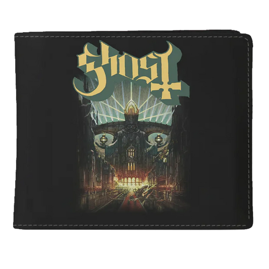 Portefeuille Ghost Meliora face avant visuel gothique
