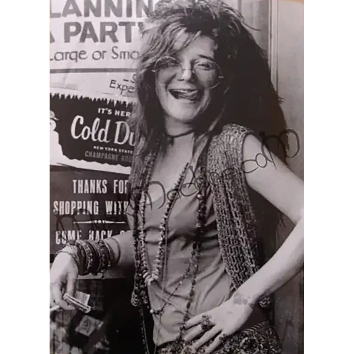 Photo Janis Joplin - Planning a party (10x15cm)