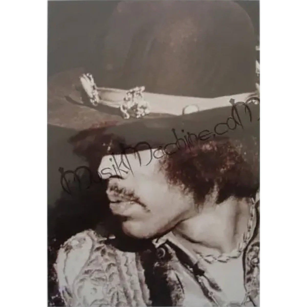 Photo Jimi Hendrix [chapeau] (21x30cm)