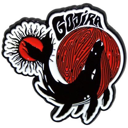 Pin's Gojira - From Mars to Sirius blanc et rouge - badge métallique officiel Rock Off