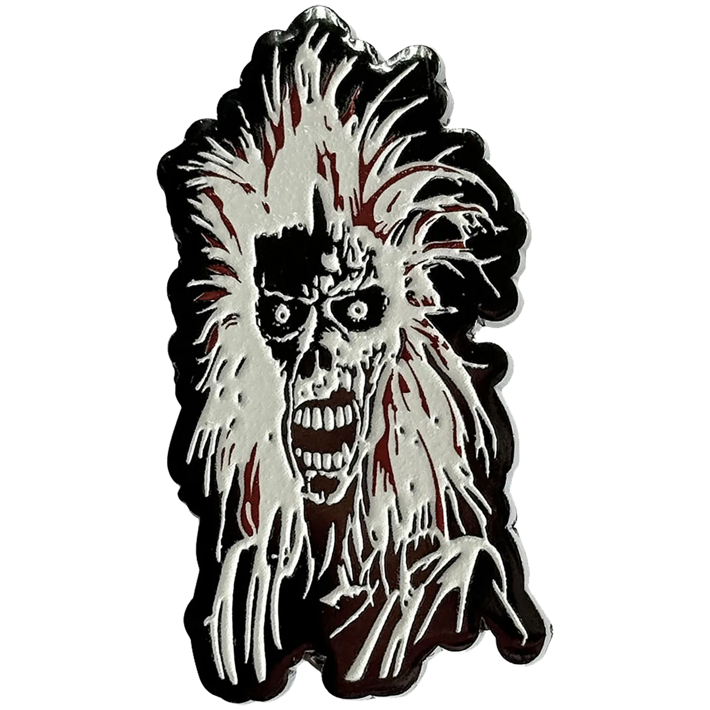 Pin's officiel Iron Maiden représentant Eddie inspiré du premier album | Official Iron Maiden Eddie first album enamel pin badge
