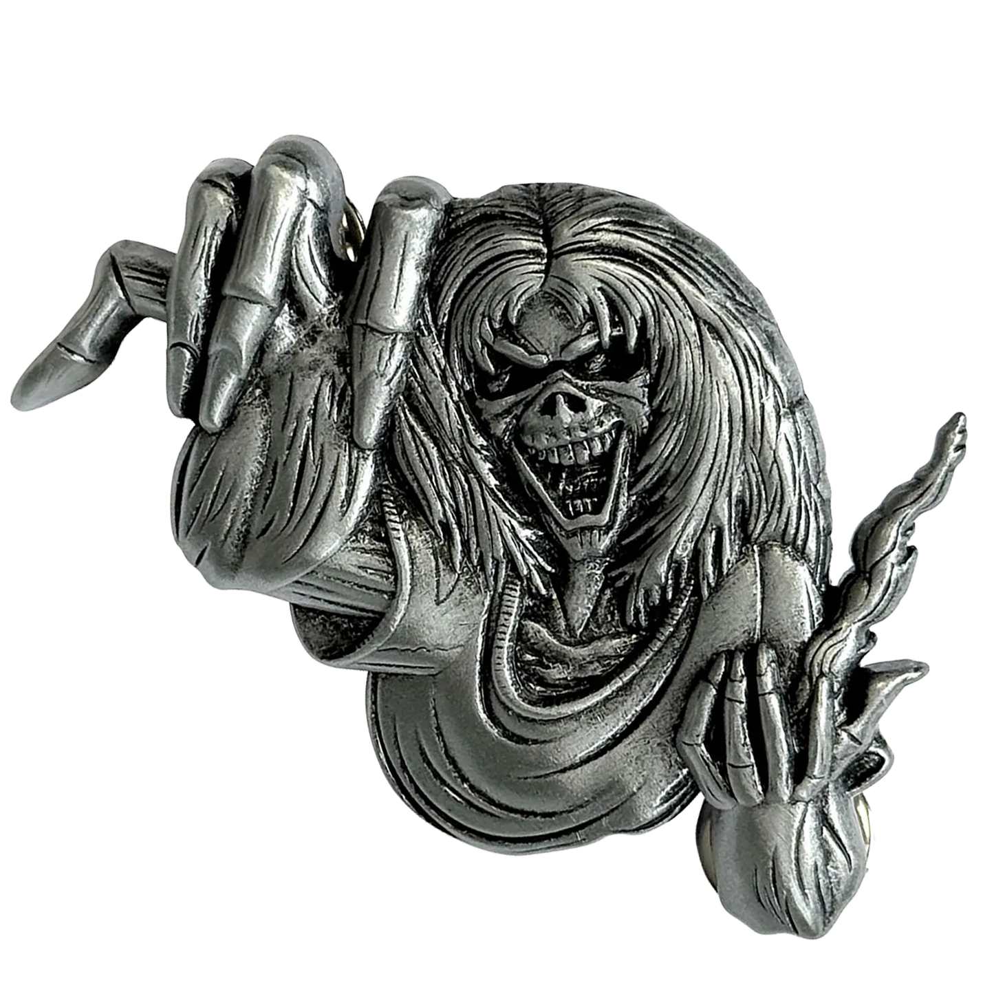 Grand pin's officiel Iron Maiden The Number of the Beast représentant Eddie | Large official Iron Maiden The Number of the Beast Eddie pin badge