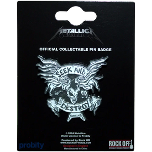 Pin's Metallica - Seek and Destroy - vue 2