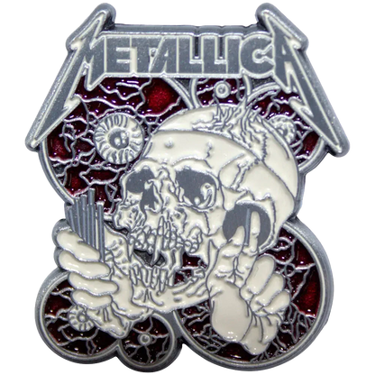 Pin's Metallica - The Shortest Straw - badge métallique officiel Rock Off