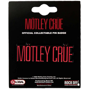 Pin Badge Mötley Crüe - vue 2