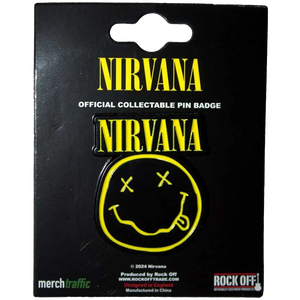 Pin Badge Nirvana - Smiley - vue 2