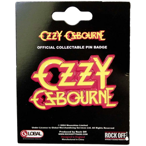 Pin Badge Ozzy Osbourne - vue 2