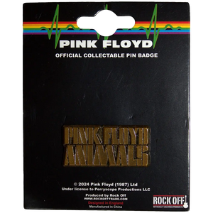 Pin Badge Pink Floyd - Animals - vue 2