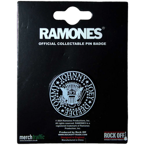 Pin's Ramones - Sceau Logo - vue 2