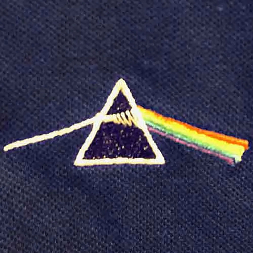 Broderie Dark Side of the Moon prisme arc-en-ciel brodé | Dark Side of the Moon embroidered rainbow prism