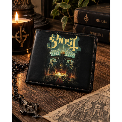 Portefeuille Ghost Meliora Rocksax présenté en situation | Ghost Meliora Rocksax wallet shown in a lifestyle setting