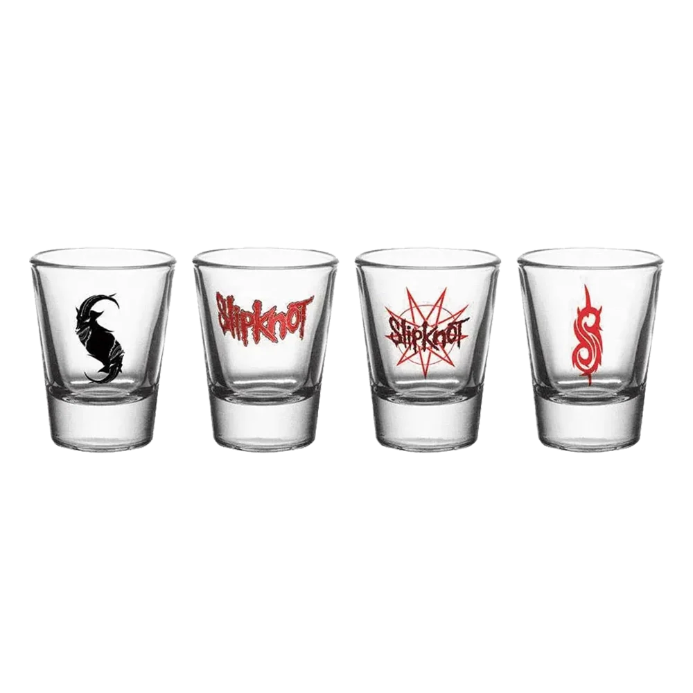 4 shooter glasses Slipknot in their box