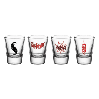 4 shooter glasses Slipknot in their box