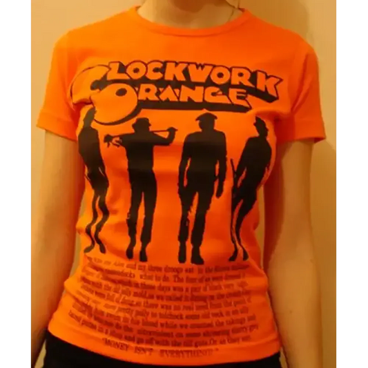 T-shirt Femme Orange mécanique