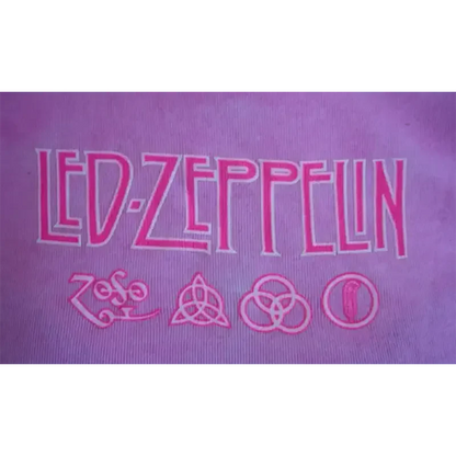 T-shirt Femme Led Zeppelin [Liquid Blue] (gros plan)