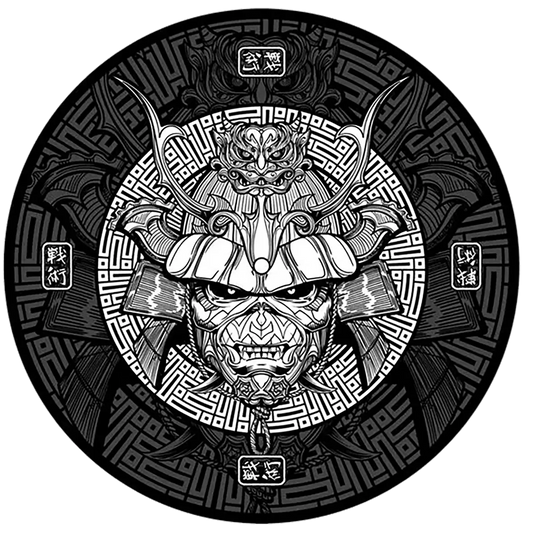 slipmat for vinyl records Iron Maiden 1 - Samourai