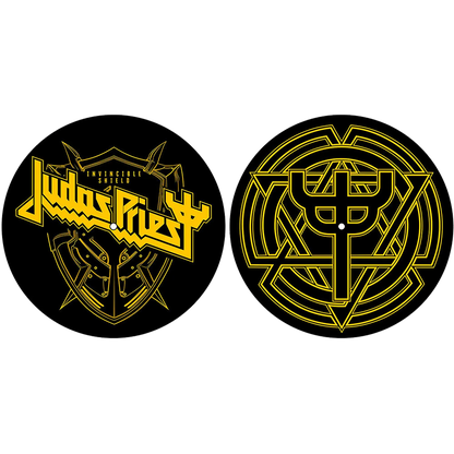 Feutrine vinyle Judas Priest [Invincible Shield] (lot de 2) | Judas Priest [Invincible Shield] vinyl felt (set of 2)