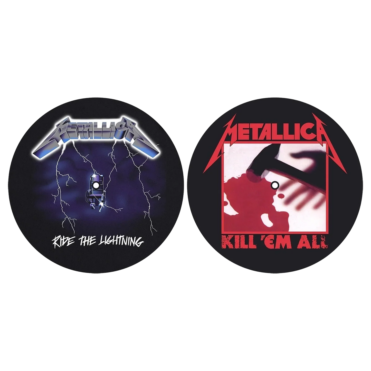 Feutrine vinyle Metallica (lot de 2) [Ride/Kill]