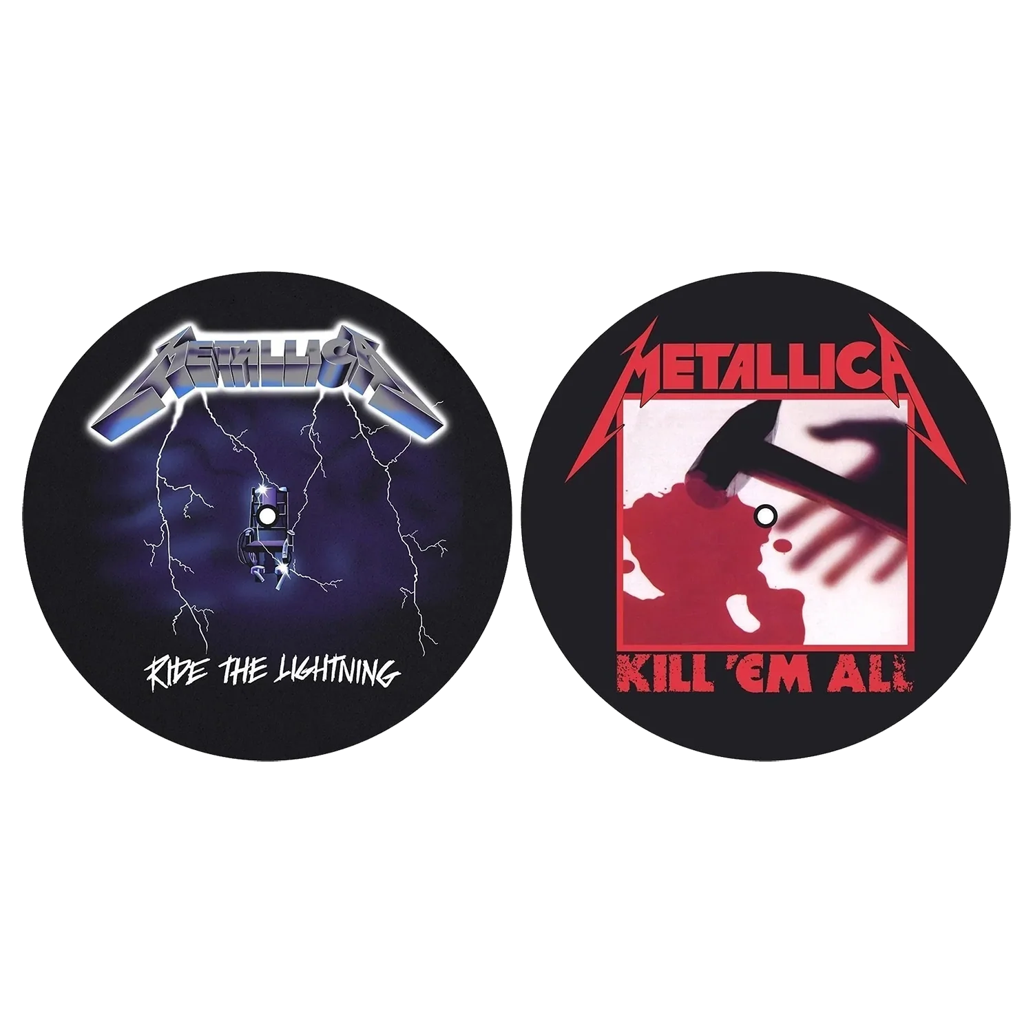 Feutrine vinyle Metallica (lot de 2) [Ride/Kill]