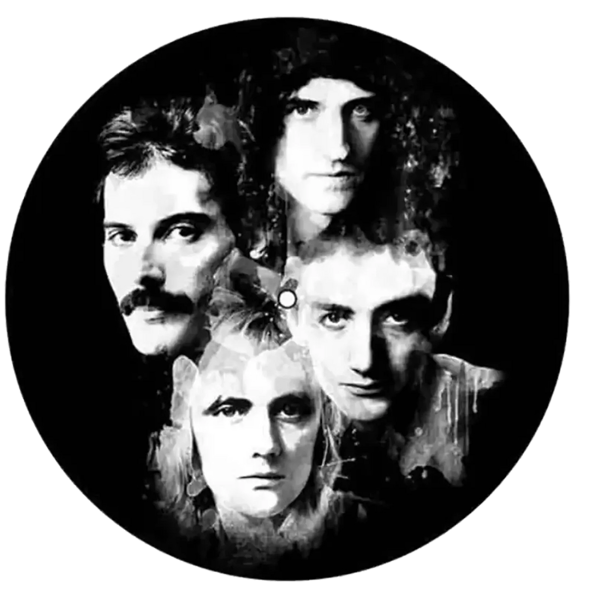 slipmat for vinyl records Queen 2 - Membres