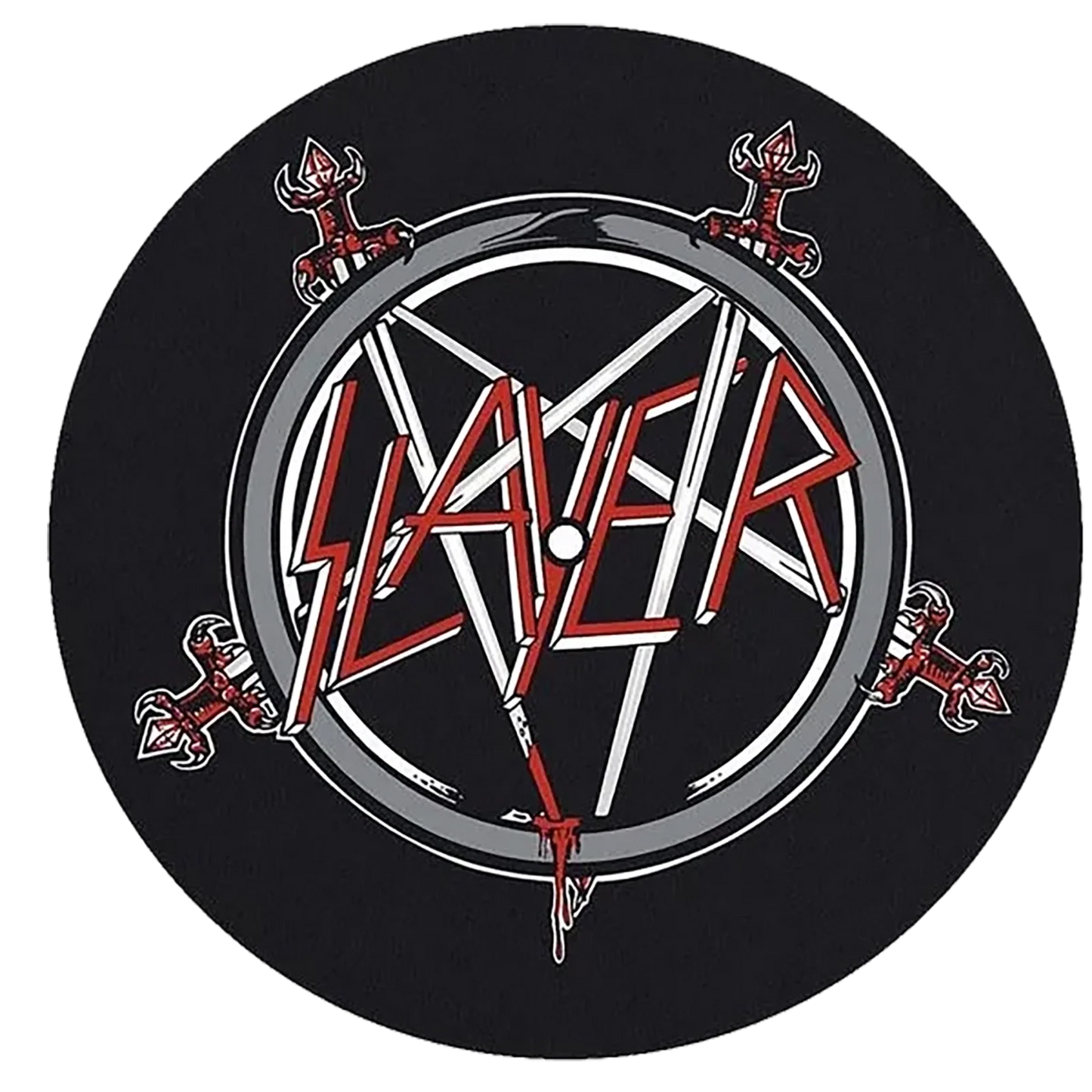 Feutrine vinyle Slayer 1 - Pentagram