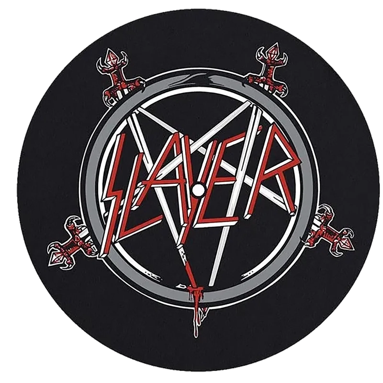 Feutrine vinyle Slayer 1 - Pentagram